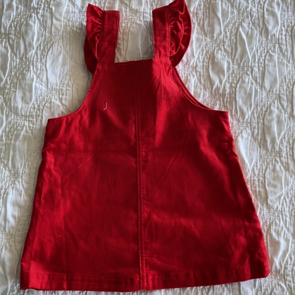Carter’s Corduroy Santa Dress with Striped Red and White Top Size: 12M NWOT. - Picture 4 of 5